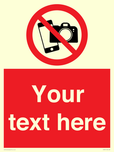 Custom No filming or photography